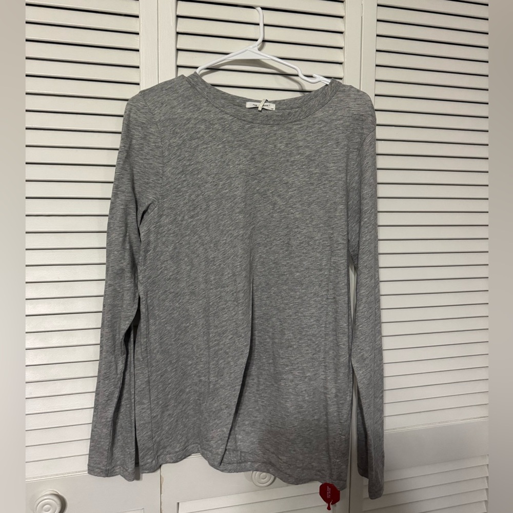 Rag & Bone Heather Gray Long Sleeve Top